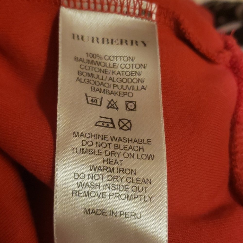 Burberry Zipper Pullover Size Small - image 7